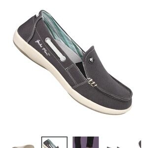 Women’s GeckoMan Arch Support Grey Canvas Shoes size 12